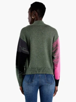 Pink Pop Cardigan PINK MULTI -Apparel Sale Shop F231152PKMPRODUCT 03