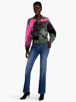 Pink Pop Cardigan PINK MULTI -Apparel Sale Shop F231152PKMPRODUCT 04