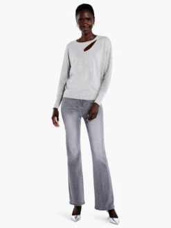 Soft Sleeve Twist Sweater Tee REFLECTION -Apparel Sale Shop F231153RFLPRODUCT 04 1