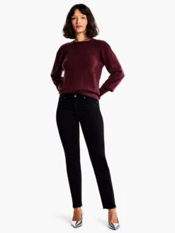 Femme Sleeve Sweater REDWOOD -Apparel Sale Shop F231162RDWPRODUCT 04
