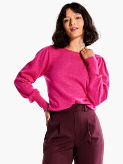 Femme Sleeve Sweater SHOCKING PINK