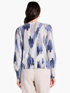 Misty Ikat Sweater GREY MULTI -Apparel Sale Shop F231163GMIPRODUCT 03