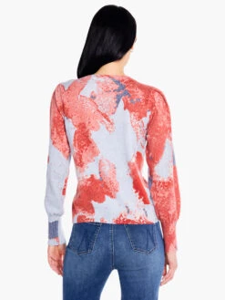 Pressed Petals Sweater RED MULTI 7 Pressed Petals Sweater RED MULTI -Apparel Sale Shop F231167REDPRODUCT 03