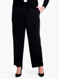 29" Drapey Ponte Wide Leg Ankle Pant BLACK ONYX -Apparel Sale Shop F231352WBLXPRODUCT 04
