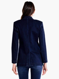Soft As Butter Denim Blazer TWILIGHT -Apparel Sale Shop F231505TWIPRODUCT 03