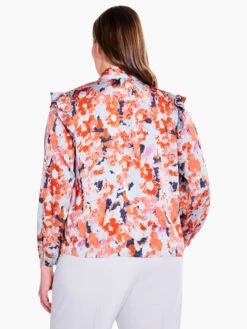 Pressed Petals Top RED MULTI -Apparel Sale Shop F231610WREDPRODUCT 03