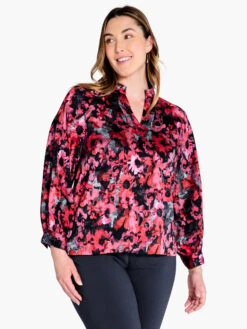 Glowing Garden Top PINK MULTI