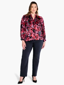Glowing Garden Top PINK MULTI -Apparel Sale Shop F231631WPKMPRODUCT 04