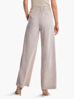 31" Bi-Stretch Twill Wide-Leg Pant BISCOTTI HEATHER -Apparel Sale Shop F231801BHTPRODUCT 04