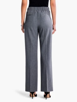 31" The Avenue Wide Leg Pleated Pant CHARCOAL -Apparel Sale Shop F231826CHRPRODUCT 04