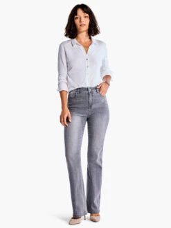 NZ Denim 31" High Rise Boot Cut Jeans NICKEL -Apparel Sale Shop F231892NCLPRODUCT 02