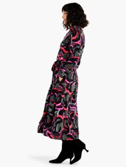 Neon Doodle Live In Dress GREEN MULTI -Apparel Sale Shop F231907GRIPRODUCT 02