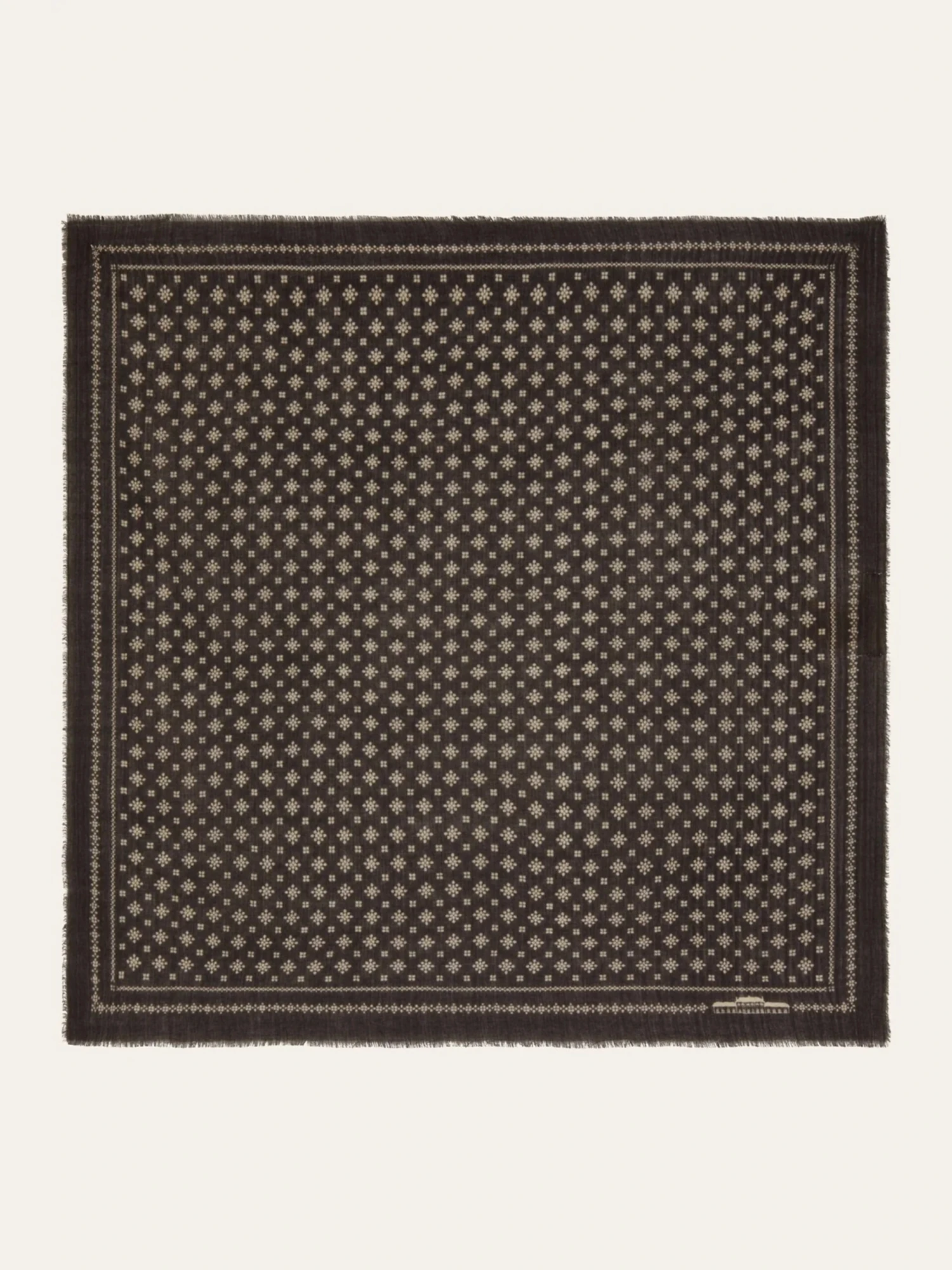 Moismont Foulard N°676 Scarf CHARCOAL 5 Moismont Foulard N°676 Scarf CHARCOAL - Image 3