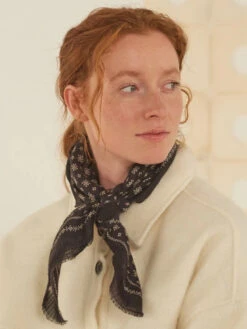 Moismont Foulard N°676 Scarf CHARCOAL