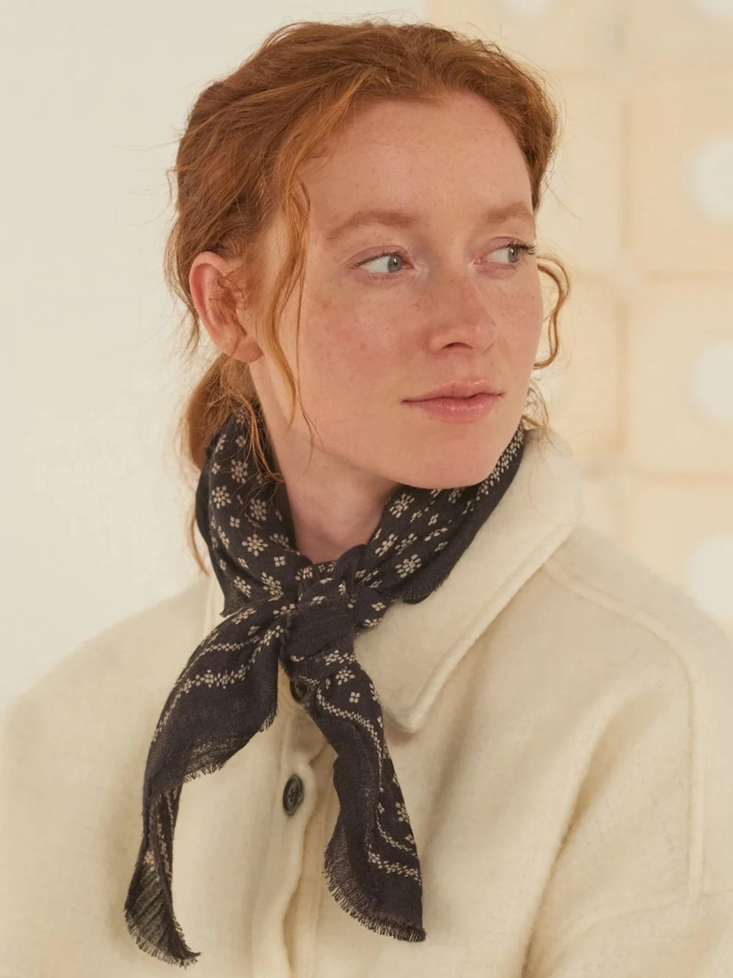 Moismont Foulard N°676 Scarf CHARCOAL 3 Moismont Foulard N°676 Scarf CHARCOAL