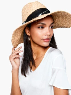 Hat Attack X NIC+ZOE Morgan Hat W/ Trim NATURAL