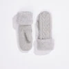 Hat Attack Cable Lined Mitten GREY -Apparel Sale Shop HEHA124 GRY