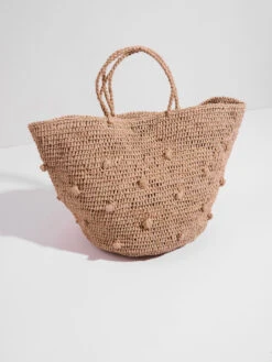 Hat Attack Dotty Tote NATURAL