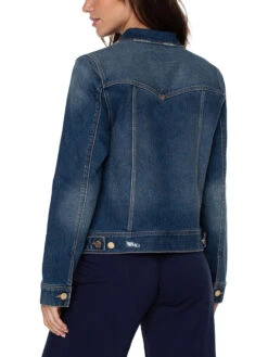 Liverpool - Classic Jean Jacket MEDIUM WASH -Apparel Sale Shop LM1004F23MWSPRODUCT 03