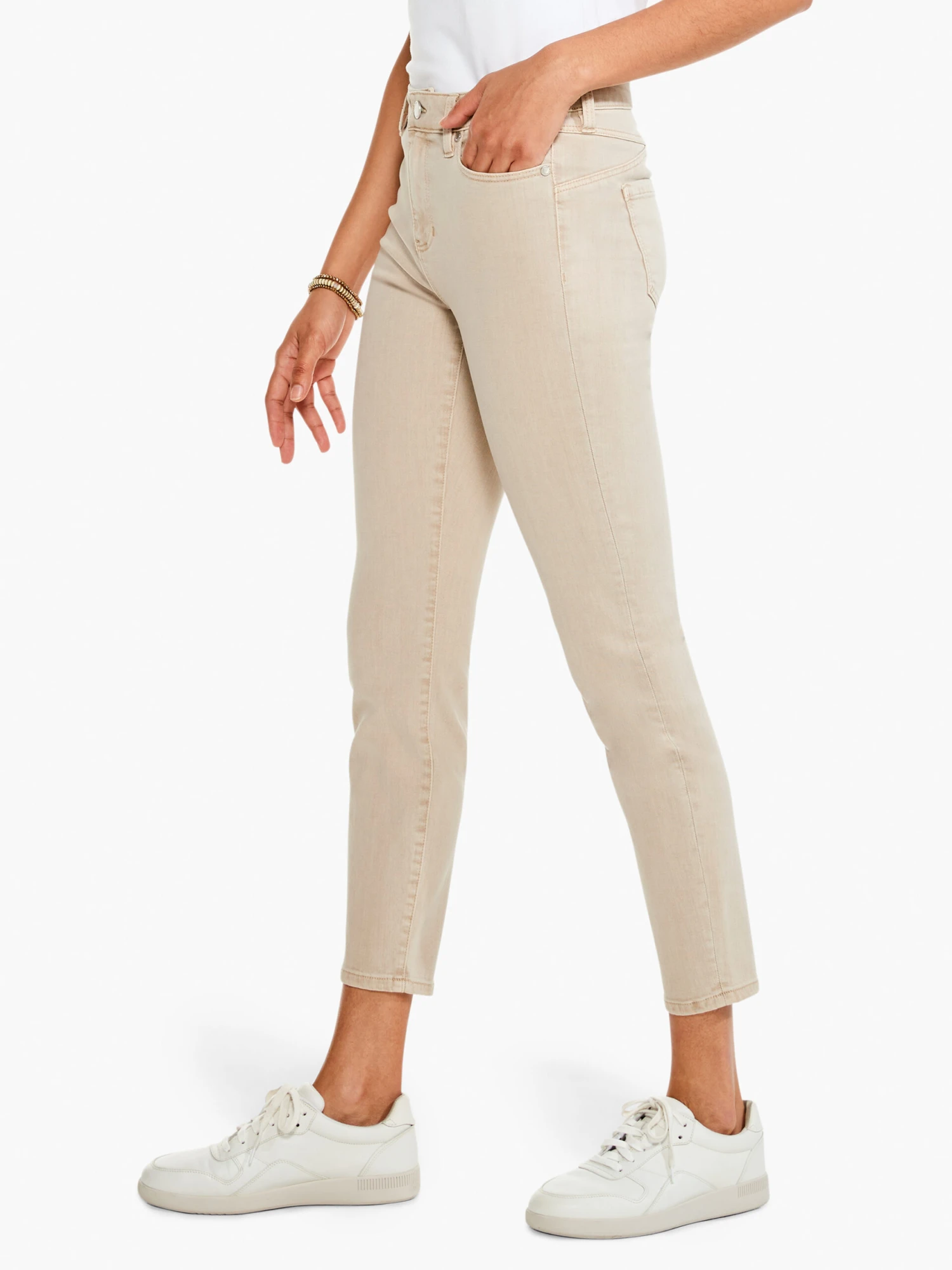 Liverpool Piper Hugger Ankle Jean SAND 4 Liverpool Piper Hugger Ankle Jean SAND - Image 2