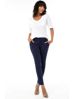 Liverpool - Kelsey Knit Trouser NAVY -Apparel Sale Shop LM5084M42NVYPRODUCT 02