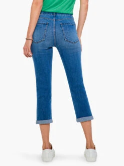 Liverpool Chloe Crop Skinny Jean With Rolled Cuff DENIM -Apparel Sale Shop LM7065CH1DENPRODUCT 04