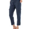 Liverpool Elastic Waistband Cargo Pant NAVY -Apparel Sale Shop LM7187MLNVYPRODUCT 01
