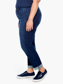 Liverpool - Peyton Slim Boyfriend Jean DARK DENIM -Apparel Sale Shop LY5057TTDDMPRODUCT 03