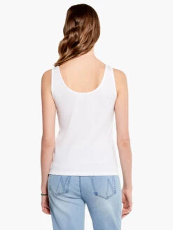 Drapey Rib Scoop Tank PAPER WHITE -Apparel Sale Shop M231087PWHPRODUCT 03
