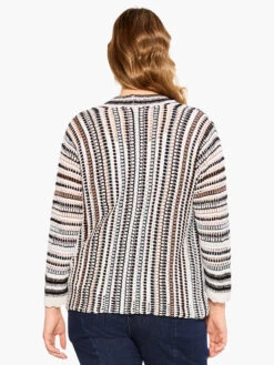 Crochet Sky Cardigan BLUE MULTI -Apparel Sale Shop M231105WBLTPRODUCT 03