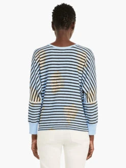 Stamped Stripes Sweater BLUE MULTI -Apparel Sale Shop M231122BLTPRODUCT 03