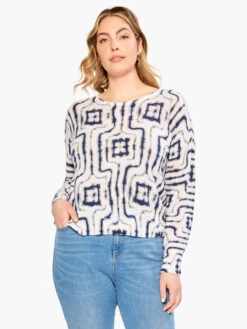 Easy Angles Sweater INDIGO MULTI