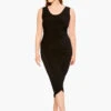 High Twist Ruched Dress BLACK ONYX 2 High Twist Ruched Dress BLACK ONYX -Apparel Sale Shop M231203WBLXPRODUCT 01