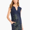 Embroidered Fauna Dress INDIGO MULTI -Apparel Sale Shop M231264IMIPRODUCT 01