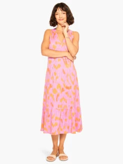 Summer Heat Dress PINK MULTI -Apparel Sale Shop M231265PKMPRODUCT 04