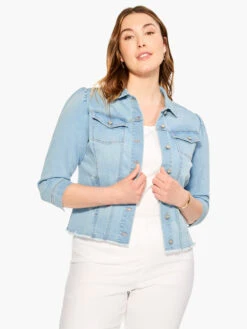 NZ Denim Femme Sleeve Denim Jacket BREEZE