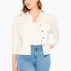 NZ Denim Femme Sleeve Denim Jacket PAPER WHITE 1 NZ Denim Femme Sleeve Denim Jacket PAPER WHITE -Apparel Sale Shop M231506WPWHPRODUCT 01