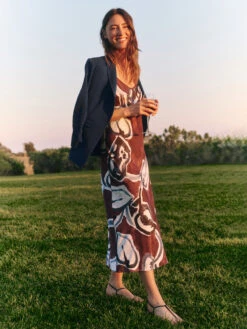 Central Park Scrunch Sleeve Jacket BLUE MULTI -Apparel Sale Shop M231509BLTPRODUCT 05