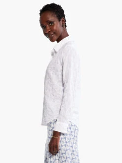 Embroidered Sky Shirt PAPER WHITE -Apparel Sale Shop M231612PWHPRODUCT 02