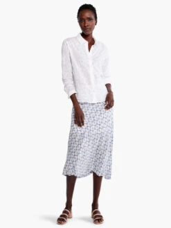 Embroidered Sky Shirt PAPER WHITE -Apparel Sale Shop M231612PWHPRODUCT 04