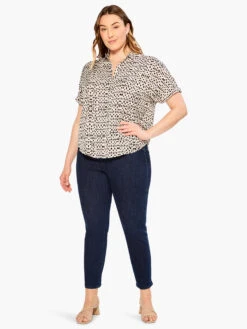 Inky Dots Shirt WHITE MULTI -Apparel Sale Shop M231619WWMTPRODUCT 04