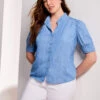 Femme Sleeve Denim Shirt MINERAL