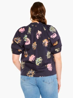 Bright Spot Top INDIGO MULTI -Apparel Sale Shop M231632WIMIPRODUCT 03