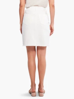 NZ Denim 20" Skirt PAPER WHITE -Apparel Sale Shop M231702PWHPRODUCT 04
