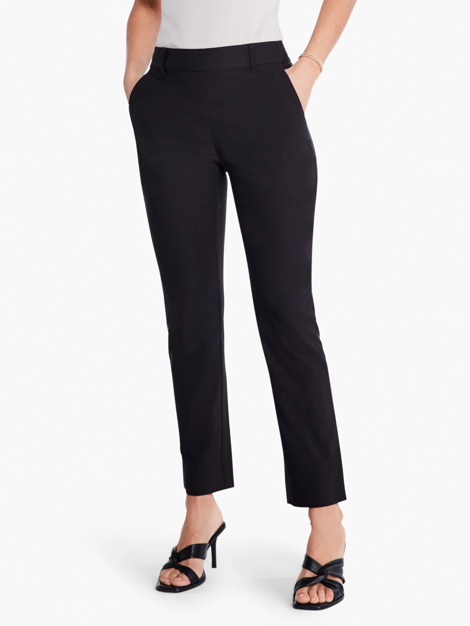 Polished Wonderstretch Straight Ankle Pant BLACK ONYX 3 Polished Wonderstretch Straight Ankle Pant BLACK ONYX