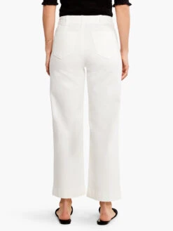 NZ Denim Mid Rise Wide-Leg Crop Jean PAPER WHITE -Apparel Sale Shop M231887PWHPRODUCT 04