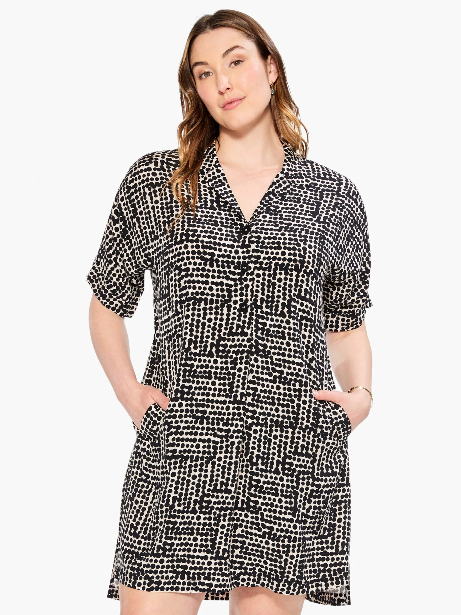 Daydream Dot Dress BLACK MULTI 3 Daydream Dot Dress BLACK MULTI