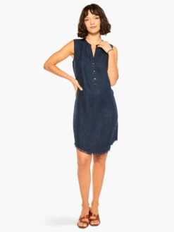 Denim Dress DARK WASH -Apparel Sale Shop M231925DWSPRODUCT 04