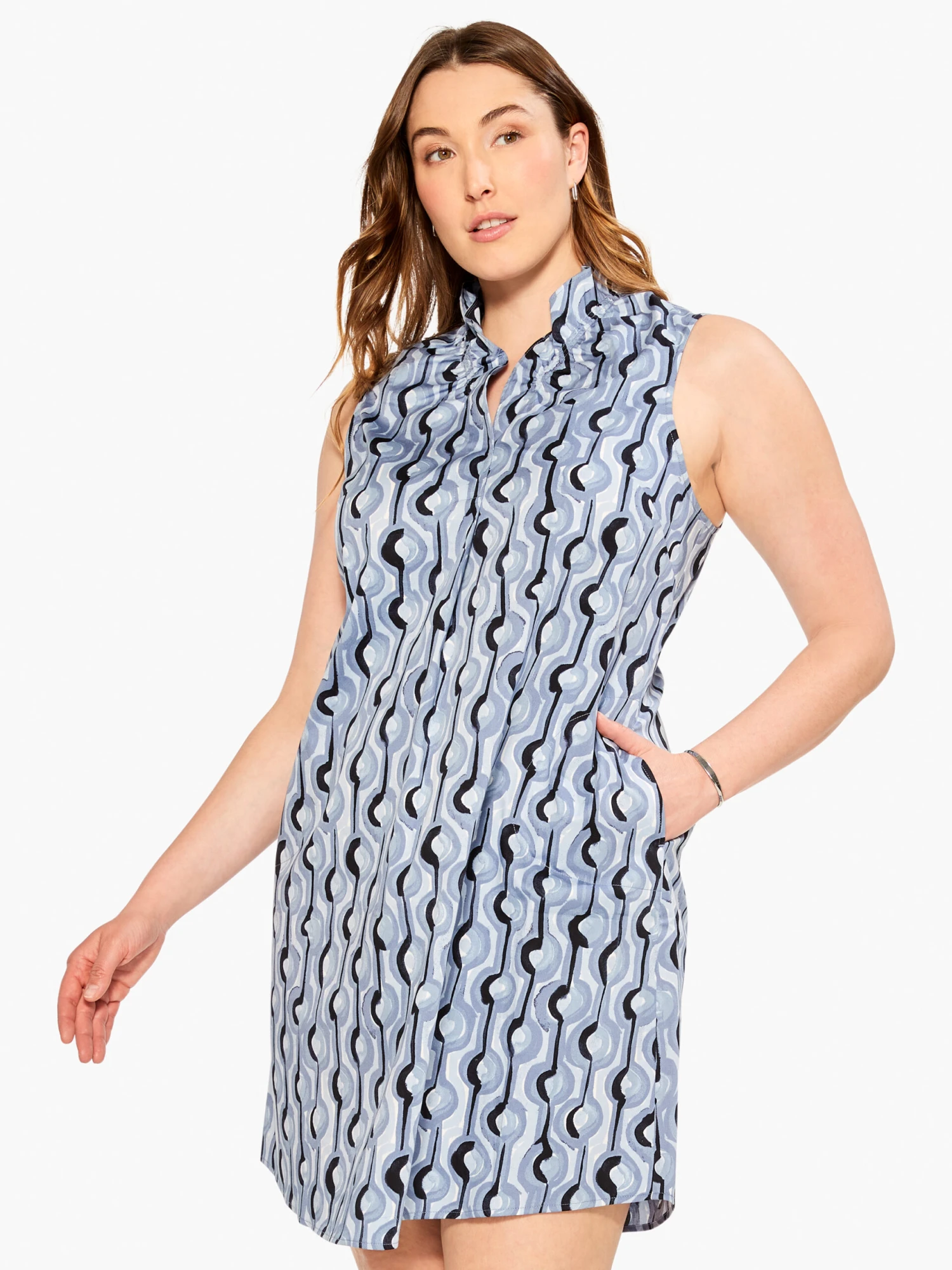 Painted Clouds Zest Dress BLUE MULTI 3 Painted Clouds Zest Dress BLUE MULTI