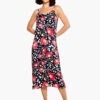 Flower Burst Slip Dress PINK MULTI -Apparel Sale Shop M231952PKMPRODUCT 01